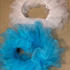 2 TUTUS blue white